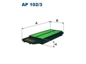 FILTRON AP102/3 oro filtras 
 Techninės priežiūros dalys -> Techninės priežiūros intervalai
17220-RAA-Y00, 17220-RAA-Y01, 17220RAAA00
