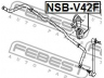 FEBEST NSB-V42F skersinio stabilizatoriaus įvorių komplektas 
 Ašies montavimas/vairavimo mechanizmas/ratai -> Stabilizatorius/fiksatoriai -> Sklendės
54613-CK003