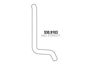 ASSO 530.9103 išleidimo kolektorius 
 Išmetimo sistema -> Išmetimo vamzdžiai
9704920104