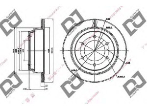 DJ PARTS BD1773 stabdžių diskas 
 Stabdžių sistema -> Diskinis stabdys -> Stabdžių diskas
8-94375-425-1, 8-97034-036-1, 8-97046-081-1