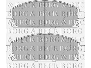 BORG & BECK BBP1820 stabdžių trinkelių rinkinys, diskinis stabdys 
 Techninės priežiūros dalys -> Papildomas remontas
410600W785, 410600W786, 410601W385