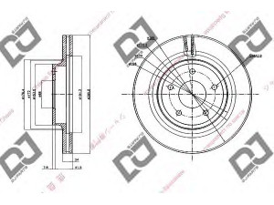 DJ PARTS BD1466 stabdžių diskas 
 Dviratė transporto priemonės -> Stabdžių sistema -> Stabdžių diskai / priedai
40206-9J400, 40206-9W000, 402063Z600