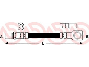 BREMBO T 59 052 stabdžių žarnelė 
 Stabdžių sistema -> Stabdžių žarnelės
562320, 90090773, 1987476412, 13783