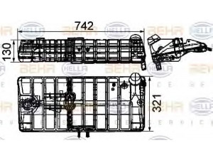 HELLA 8MA 376 705-241 išsiplėtimo bakelis, aušinimo skystis 
 Aušinimo sistema -> Radiatorius/alyvos aušintuvas -> Išsiplėtimo bakelis, variklio aušinimo skystis
81.06102.6098, 81.06102.6099, 81.06102.6201