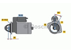 BOSCH 0 986 011 060 starteris 
 Elektros įranga -> Starterio sistema -> Starteris
4711699, 4745930, 4807374, 4856056