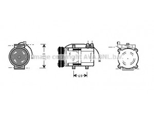 AVA QUALITY COOLING HYK063 kompresorius, oro kondicionierius 
 Oro kondicionavimas -> Kompresorius/dalys
9765143050, 977014A151