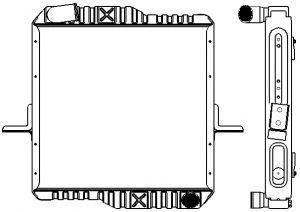 SAKURA  Automotive 1341-0303 radiatorius, variklio aušinimas