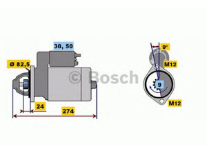 BOSCH 0 001 218 111 starteris 
 Elektros įranga -> Starterio sistema -> Starteris