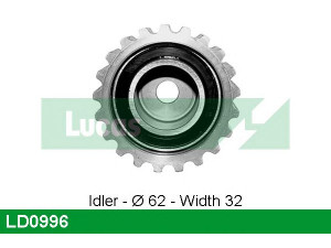 LUCAS ENGINE DRIVE LD0996 įtempiklio skriemulys, paskirstymo diržas
7700864572
