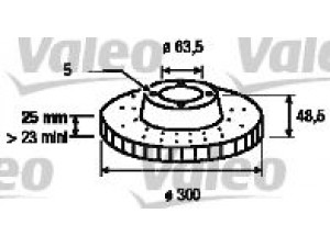 VALEO 186863 stabdžių diskas 
 Stabdžių sistema -> Diskinis stabdys -> Stabdžių diskas
1223664, 1223666, 1253964, 1253965