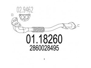 MTS 01.18260 išleidimo kolektorius 
 Išmetimo sistema -> Išmetimo vamzdžiai
2860028495