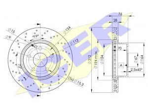 ICER 78BD3054-2 stabdžių diskas 
 Dviratė transporto priemonės -> Stabdžių sistema -> Stabdžių diskai / priedai
220 421 0912
