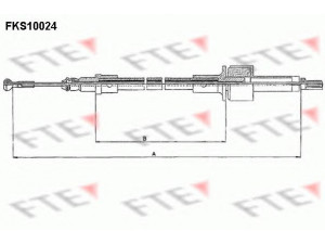 FTE FKS10024 sankabos trosas 
 Dviratė transporto priemonės -> Kabeliai ir tachometro velenaai -> Sankabos trosas
6483440, 6575413, 6779976, 6900281