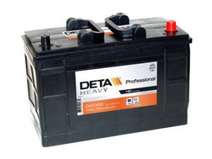 DETA DG1100 starterio akumuliatorius; starterio akumuliatorius 
 Elektros įranga -> Akumuliatorius
2994699, 59615, 70800300, 729/10643