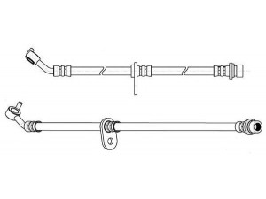 FERODO FHY2824 stabdžių žarnelė 
 Stabdžių sistema -> Stabdžių žarnelės
01466TA0A00, 01466TL0G50