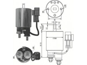 MAGNETI MARELLI 940113050381 solenoidinis jungiklis, starteris
S114430A