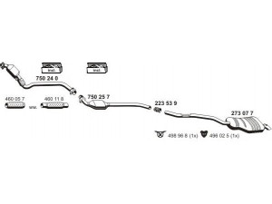 ERNST 020251 išmetimo sistema 
 Išmetimo sistema -> Išmetimo sistema, visa