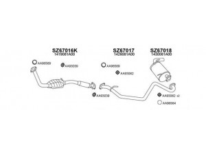 VENEPORTE 670006 išmetimo sistema