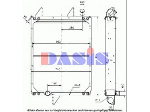 AKS DASIS 262120T radiatorius, variklio aušinimas
81061016347