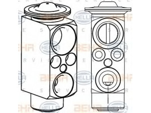 HELLA 8UW 351 234-621 purkštuko antgalis, išsiplėtimo vožtuvas 
 Oro kondicionavimas -> Vožtuvai
64 11 9 187 630, 9 187 630