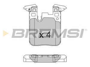 BREMSI BP3521 stabdžių trinkelių rinkinys, diskinis stabdys
34212284989, 34216855474