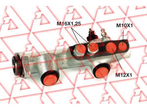 CAR 5629 pagrindinis cilindras, stabdžiai 
 Stabdžių sistema -> Pagrindinis stabdžių cilindras
7700617297, 7700618662, 7701349537