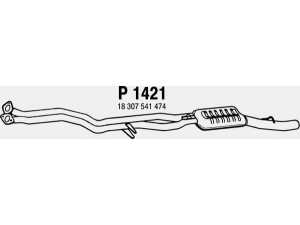 FENNO P1421 vidurinis duslintuvas 
 Išmetimo sistema -> Duslintuvas
18307541474