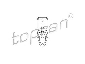 TOPRAN 207 847 RPM jutiklis, variklio valdymas 
 Variklis -> Variklio elektra
62 35 685, 62 35 715, 93183528