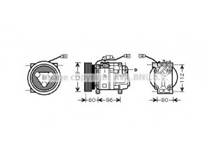 AVA QUALITY COOLING MZK202 kompresorius, oro kondicionierius 
 Oro kondicionavimas -> Kompresorius/dalys
C10061K00, GE9E61K00