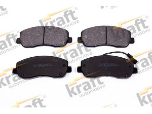 KRAFT AUTOMOTIVE 6001713 stabdžių trinkelių rinkinys, diskinis stabdys 
 Techninės priežiūros dalys -> Papildomas remontas
4419950, 410604386R, 93167551