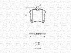 MAGNETI MARELLI 363702160345 stabdžių trinkelių rinkinys, diskinis stabdys 
 Techninės priežiūros dalys -> Papildomas remontas
1H0 698 451, 1H0698451, 1H0698451D