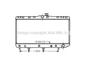 AVA QUALITY COOLING TO2180 radiatorius, variklio aušinimas 
 Aušinimo sistema -> Radiatorius/alyvos aušintuvas -> Radiatorius/dalys
1640064640, 164006A080