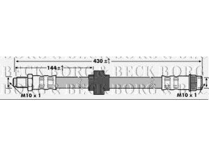 BORG & BECK BBH7177 stabdžių žarnelė 
 Stabdžių sistema -> Stabdžių žarnelės
8200058609