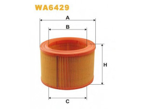 WIX FILTERS WA6429 oro filtras 
 Techninės priežiūros dalys -> Techninės priežiūros intervalai
1444F5, 1444VF, 905605188, 9401444848