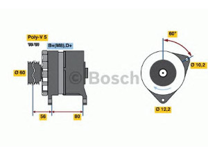 BOSCH 0 120 469 028 kintamosios srovės generatorius 
 Elektros įranga -> Kint. sr. generatorius/dalys -> Kintamosios srovės generatorius
7774480, 7774480, 7774480