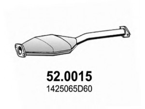 ASSO 52.0015 katalizatoriaus keitiklis 
 Išmetimo sistema -> Katalizatoriaus keitiklis
1425065D60
