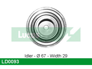 LUCAS ENGINE DRIVE LD0093 įtempiklio skriemulys, paskirstymo diržas
636423, 90323503