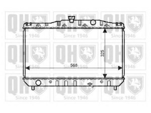 QUINTON HAZELL QER2330 radiatorius, variklio aušinimas 
 Aušinimo sistema -> Radiatorius/alyvos aušintuvas -> Radiatorius/dalys
16400 14060, 16400 15260
