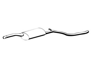 WALKER 09435 vidurinis duslintuvas 
 Išmetimo sistema -> Duslintuvas
GEX33093, GEX33180, GEX33180