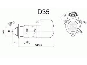 DELCO REMY 19024078 starteris 
 Elektros įranga -> Starterio sistema -> Starteris
309220, 349578, 349587, 571460