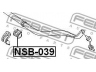 FEBEST NSB-039 skersinio stabilizatoriaus įvorių komplektas 
 Ašies montavimas/vairavimo mechanizmas/ratai -> Stabilizatorius/fiksatoriai -> Sklendės
54613-7S005