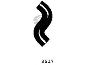 GATES 3517 radiatoriaus žarna 
 Aušinimo sistema -> Žarnelės/vamzdeliai/sujungimai -> Radiatoriaus žarnos
1336291, 1336455, 90141820, 90144524