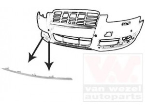 VAN WEZEL 0340582 apdailos/apsauginės juostelė, buferis 
 Kėbulas -> Apdaila/apsauga/dekoratyvinės juostelės/emblemos -> Apdailos/apsauginės juostelės
4F0 853 066 A, 4F0 853 066 A 2ZZ