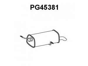 VENEPORTE PG45381 galinis duslintuvas 
 Išmetimo sistema -> Duslintuvas
1726KE, 1726KF, 1726TZ, 1726XT