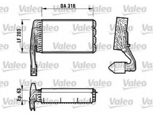 VALEO 817107 garintuvas, oro kondicionierius 
 Oro kondicionavimas -> Garintuvas
7701205590