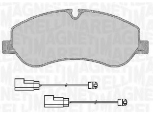MAGNETI MARELLI 363916060741 stabdžių trinkelių rinkinys, diskinis stabdys