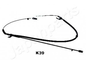 JAPANPARTS BC-K39 trosas, stovėjimo stabdys 
 Stabdžių sistema -> Valdymo svirtys/trosai
599124E500