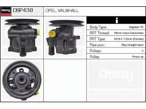 DELCO REMY DSP438 hidraulinis siurblys, vairo sistema 
 Vairavimas -> Vairo pavara/siurblys
5948017, 948020, 948031