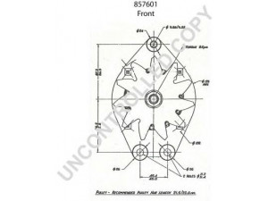 PRESTOLITE ELECTRIC 857601Z kintamosios srovės generatorius
858621Z, OD20283, OD20799, 60743S91