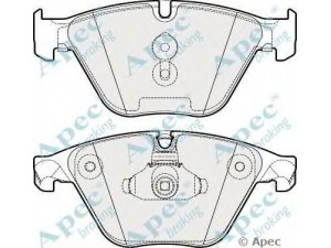 APEC braking PAD1919 stabdžių trinkelių rinkinys, diskinis stabdys 
 Techninės priežiūros dalys -> Papildomas remontas
34116850886